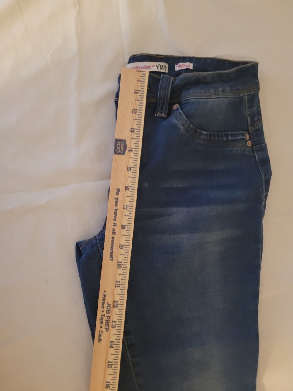 Blue Jeans YMI Size 9 Midrise Skinny - Picture 14 of 16
